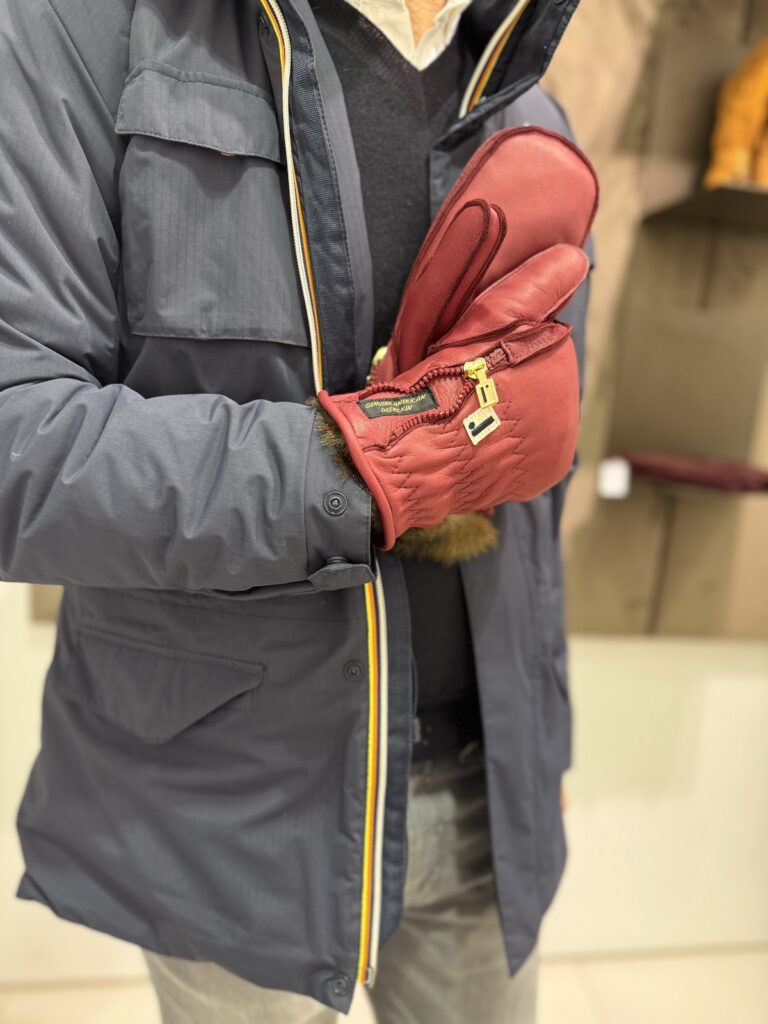 moffole cervo indossato